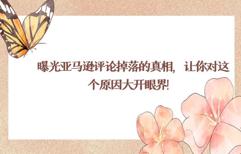 曝光亚马逊评论掉落的真相,让你对这个原因大开眼界!