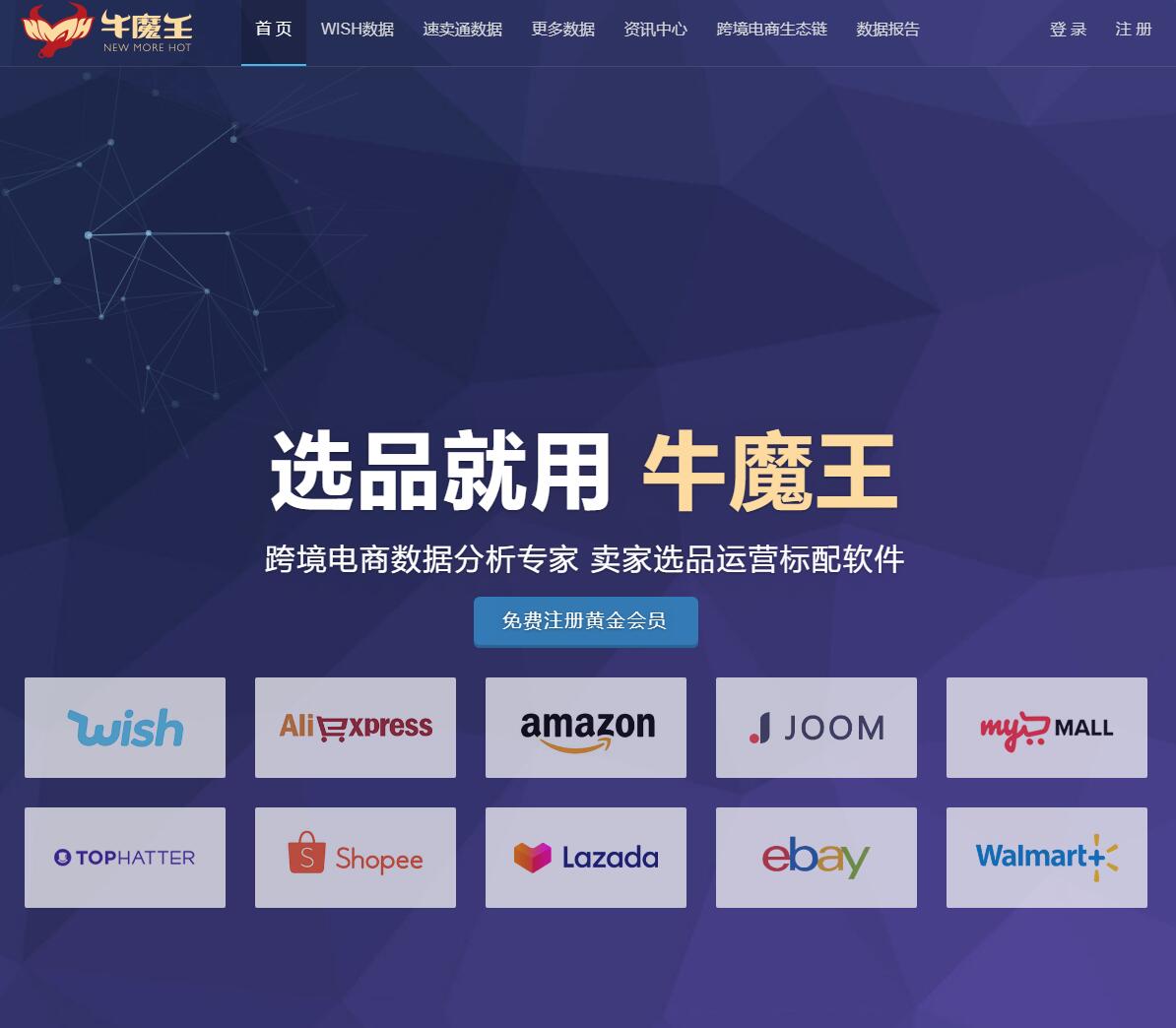 牛魔王——跨境电商数据分析平台