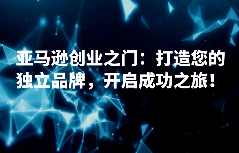 亚马逊创业之门:打造您的独立品牌,开启成功之旅!