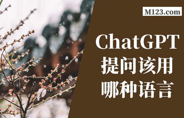 ChatGPT提问该用哪种语言？中文可以吗？
