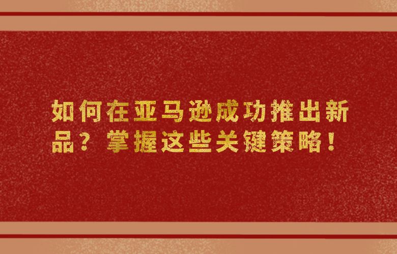 如何在亚马逊成功推出新品？掌握这些关键策略！