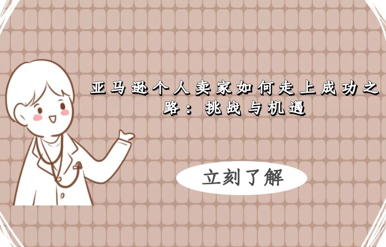 亚马逊个人卖家如何走上成功之路：挑战与机遇