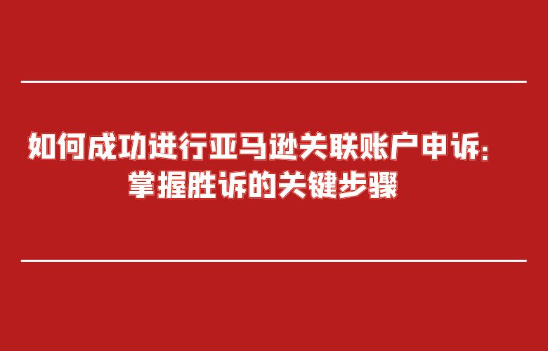 如何成功进行亚马逊关联账户申诉:掌握胜诉的关键步骤
