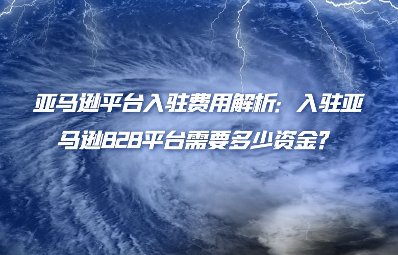 亚马逊平台入驻费用解析:入驻亚马逊B2B平台需要多少资金?