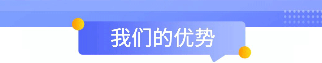 我们的优势